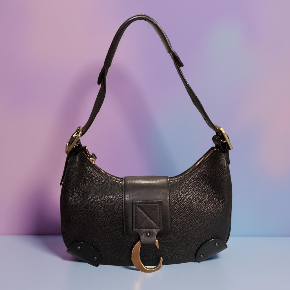 Chloé C Hobo bag Black Pebbled Calfskin